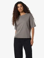 Koszulki i topy damskie - Noisy may Koszulka w kolorze szarym - miniaturka - grafika 1