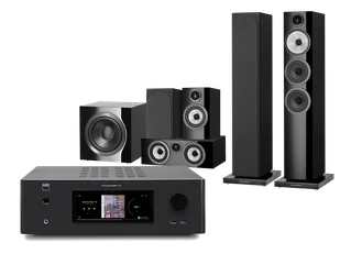 Kino domowe NAD T778 (czarny) + 704 S3 + 707 S3 + HTM72 S3 + DB4S (czarny) - Kino domowe - miniaturka - grafika 1