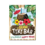 Dekoracje domu - Art Nostalgic 14366 Tiki Bar | retro magnes na lodówkę | Vintage | 6 x 8 cm, metalowa, kolorowa, 6 x 8 x 0.1 cm 14366 - miniaturka - grafika 1