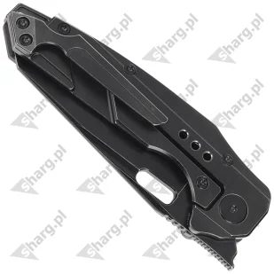 Nóż składany Bestech Nyxie Black Titanium / Carbon Fiber, Black Stonewashed CPM S35VN by Todd Knife and Tool (BT2209D) - Noże - miniaturka - grafika 7