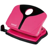 Dziurkacze - Eagle Kw Trade Dziurkacz do 16 kartek metalowy TYP6602 COLORTOUCH różowy /110-1688/ KW1143-8 - miniaturka - grafika 1