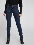Spodnie damskie - Morgan Jeansy 201-POM.P Granatowy Slim Fit - miniaturka - grafika 1