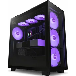NZXT Obudowa H7 Elite RGB midi tower czarna - Obudowy komputerowe - miniaturka - grafika 1