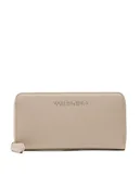 Portfele - Valentino Duży Portfel Damski Zero VPS7B3155 Beżowy - miniaturka - grafika 1
