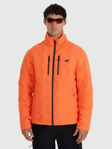 4F Kurtka puchowa trekkingowa z wypełnieniem syntetycznym męska - czerwona L - Kurtki i kamizelki sportowe męskie - miniaturka - grafika 1