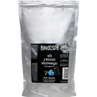 BINGO SPA BINGO SÓL Z MORZA MARTWEGO Z KOLAGENEM 1KG - Kosmetyki do kąpieli - miniaturka - grafika 2