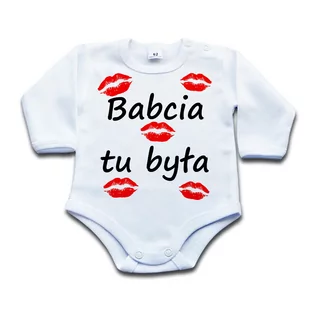 Babcia tu była BODY niemowlęce - 86 dł - Body dla niemowląt - miniaturka - grafika 1