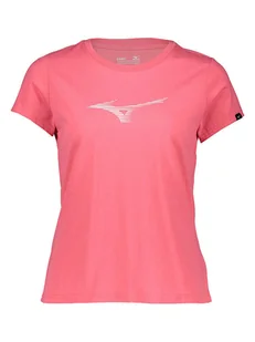 Mizuno Koszulka sportowa w kolorze jasnoróżowym - Koszulki sportowe damskie - miniaturka - grafika 1