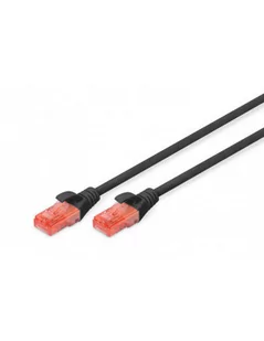 Digitus Patchcord UTP CAT 6 0.5m czarny DK-1617-005/BL - Kable miedziane - miniaturka - grafika 2