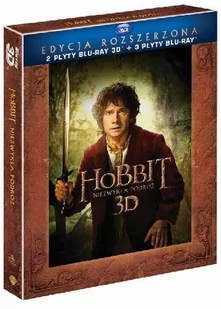 Hobbit Niezwykła podróż 3D Edycja rozszerzona Blu-Ray + Blu-Ray 3D - Filmy fantasy DVD - miniaturka - grafika 1