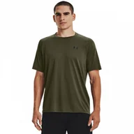 Koszulki sportowe męskie - Męska koszulka treningowa UNDER ARMOUR Tech 2.0 SS Tee Novelty - khaki - miniaturka - grafika 1