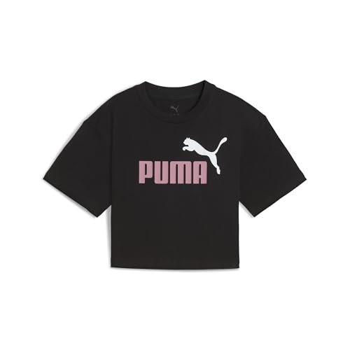 PUMA Dziewczęca koszulka Ess 2 Color No. 1 Logo​ krótka koszulka G (1 opakowanie)