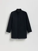 Kurtki i płaszcze dla chłopców - Reserved - Płaszcz z dodatkiem wełny - granatowy - miniaturka - grafika 1