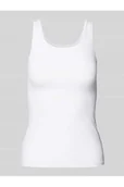Koszulki i topy damskie - Podkoszulka w jednolitym kolorze model Unique - Schiesser - miniaturka - grafika 1