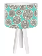 Lampy stojące - Macodesign Lampa biurkowa Aria w turkusie mini-foto-125w, 60 W - miniaturka - grafika 1