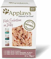 Mokra karma dla kotów - Zestaw mieszany Applaws w galarecie, 12 x 70 g - Zestaw rybny (3 smaki) - miniaturka - grafika 1
