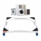 Akcesoria i części do pralek i suszarek - Podstawa pod pralkę suszarkę Agd teleskopowa z kółkami 381-615 mm - miniaturka - grafika 1