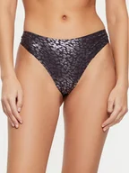 Majtki damskie - Chantelle Stringi Soft Stretch C11DG9 Granatowy - miniaturka - grafika 1