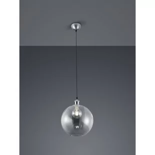Trio DINO Nikiel mat/Przezroczysty 1xE27 Lampa wisząca R30771007 R30771007 - Lampy sufitowe - miniaturka - grafika 1