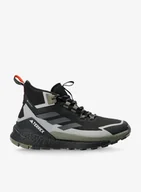 Buty trekkingowe męskie - Buty turystyczne wysokie adidas TERREX Free Hiker 2 GTX - core black/carbon/olive strata - miniaturka - grafika 1
