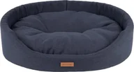 Legowiska dla psów - Amiplay AMIPLAY- Legowisko owalne Montana czarne- XXL - miniaturka - grafika 1