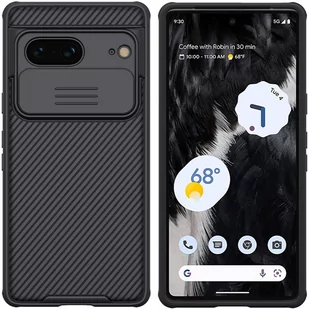 Nillkin Etui z ochroną aparatu CamShield Pro do Google Pixel 7 czarne - Etui i futerały do telefonów - miniaturka - grafika 1