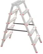 Drabiny - HAILO 2-SIDED ALUMINIUM FOLDING STAIRS 7-STEP - miniaturka - grafika 1