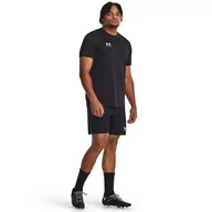 Spodnie sportowe męskie - Męskie spodenki treningowe Under Armour UA M's Challenger Knit Short - czarne - UNDER ARMOUR - miniaturka - grafika 1