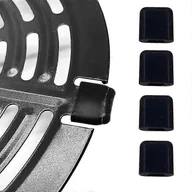 Akcesoria i części AGD - 3/5 /10szt Frytkownica powietrzna Guma, zderzaki Część do frytkownicy powietrznej Grill Pan Odporność na ciepło Czarny 5PCS - miniaturka - grafika 1