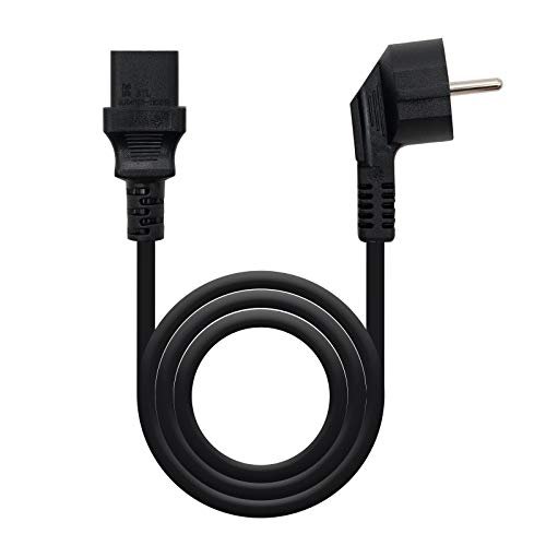 Nanocable 10.22.0110 - kabel sieciowy do CPU, CEE7/M-C13/H, 100% miedzi AWG18, czarny, 10,0 ms