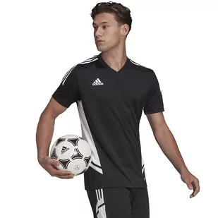 ND05_K13287-S H21254 Koszulka męska adidas Condivo 22 Jersey czarna H21254 r.S - Koszulki męskie - miniaturka - grafika 1