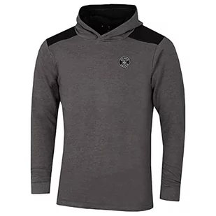 Island Green Męska bluza z kapturem bluza z kapturem bluza golfowa Szary Węgiel drzewny/czarny S - Bluzy męskie - miniaturka - grafika 1