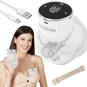 Laktatory - LAKTATOR ELEKTRYCZNY TRZYFAZOWY ODCIĄGACZ PRZENOŚNY NICEKIDS BPA FREE - miniaturka - grafika 1