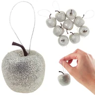 Bombki - Jabłka Zawieszki Na Choinkę Brokatowe Jabłuszka 9 - miniaturka - grafika 1