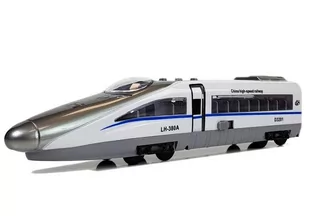 Pociąg Pendolino z Naciągiem Biały z Dźwiękiem i Światłami - Mały naukowiec - miniaturka - grafika 2