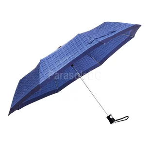 Parasol męski składany Blue Drop, granatowy - Parasole - miniaturka - grafika 1