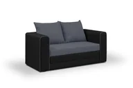 Sofy i kanapy - Sofa kanapa rozkładana 2 os BETA szaro-czarna - miniaturka - grafika 1