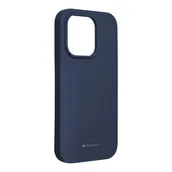 Etui i futerały do telefonów - OEM Futerał Mercury Silicone do iPhone 14 PRO niebieski - miniaturka - grafika 1