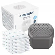 Domowe osuszacze powietrza - POCHŁANIACZ WILGOCI 10X WKŁAD WESSPER HUMIFILL DO DOMU DO ŁAZIENKI - SZARY - miniaturka - grafika 1