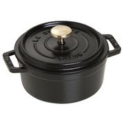 Garnki - Staub Cocotte 12 cm Czarny 40509-471-0 - miniaturka - grafika 1