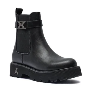 Patrizia Pepe Skórzane botki - Botki damskie - miniaturka - grafika 1