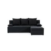 Narożniki - Narożnik Gino czarny - miniaturka - grafika 1