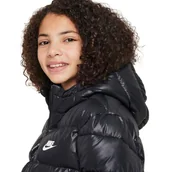 Kurtki damskie - Nike Kurtka Dziecięca Ocieplana Therma-Fit Czarna Dq9046 010 R-Xl - miniaturka - grafika 1