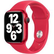 Akcesoria do smartwatchy - Apple Pasek sportowy PRODUCT)RED do koperty 41 mm - miniaturka - grafika 1