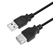 Kable USB - LogiLink USB 5.0m czarny - miniaturka - grafika 1