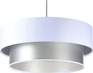 Lampy sufitowe - Lampa wisząca Lumes Srebrno-biała nowoczesna lampa wisząca - S420-Veda - miniaturka - grafika 1