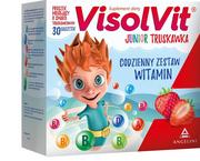 Przeziębienie i grypa - Visolvit Junior Truskawka 30 sasz. - miniaturka - grafika 1