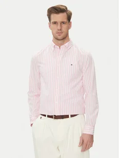 Tommy Hilfiger Koszula MW0MW39159 Różowy Regular Fit - Koszule męskie - miniaturka - grafika 1