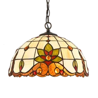 Lampy sufitowe - Lampa wisząca TIFFANY 2X60W E27 220 PREZENT - miniaturka - grafika 1