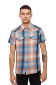 Koszule męskie - WRANGLER SS WESTERN SHIRT FADED BLACK W5J06DXV6 M - Wrangler - miniaturka - grafika 1